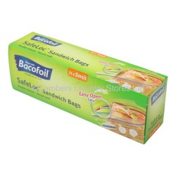 Bacofoil Safeloc Sandwich Bags Small 25 Pack